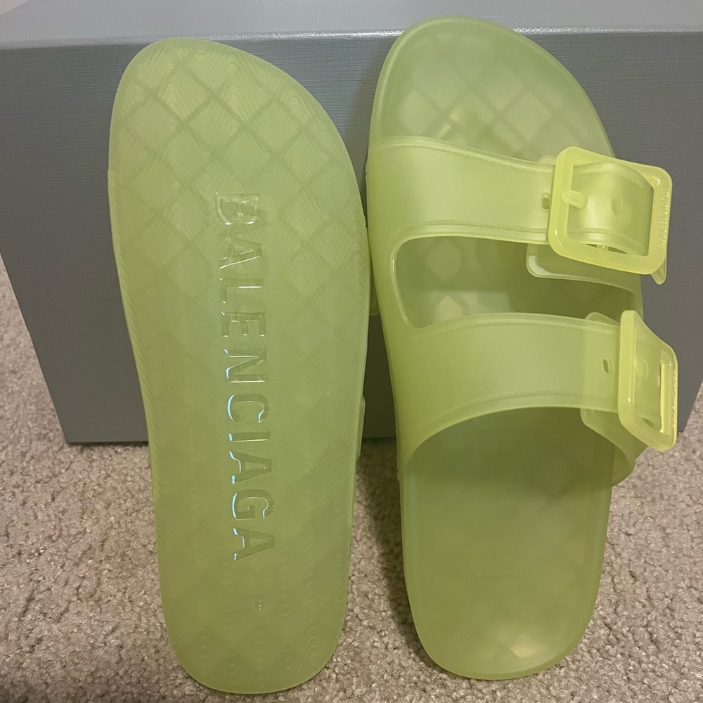 Balenciaga Yellow Sandals